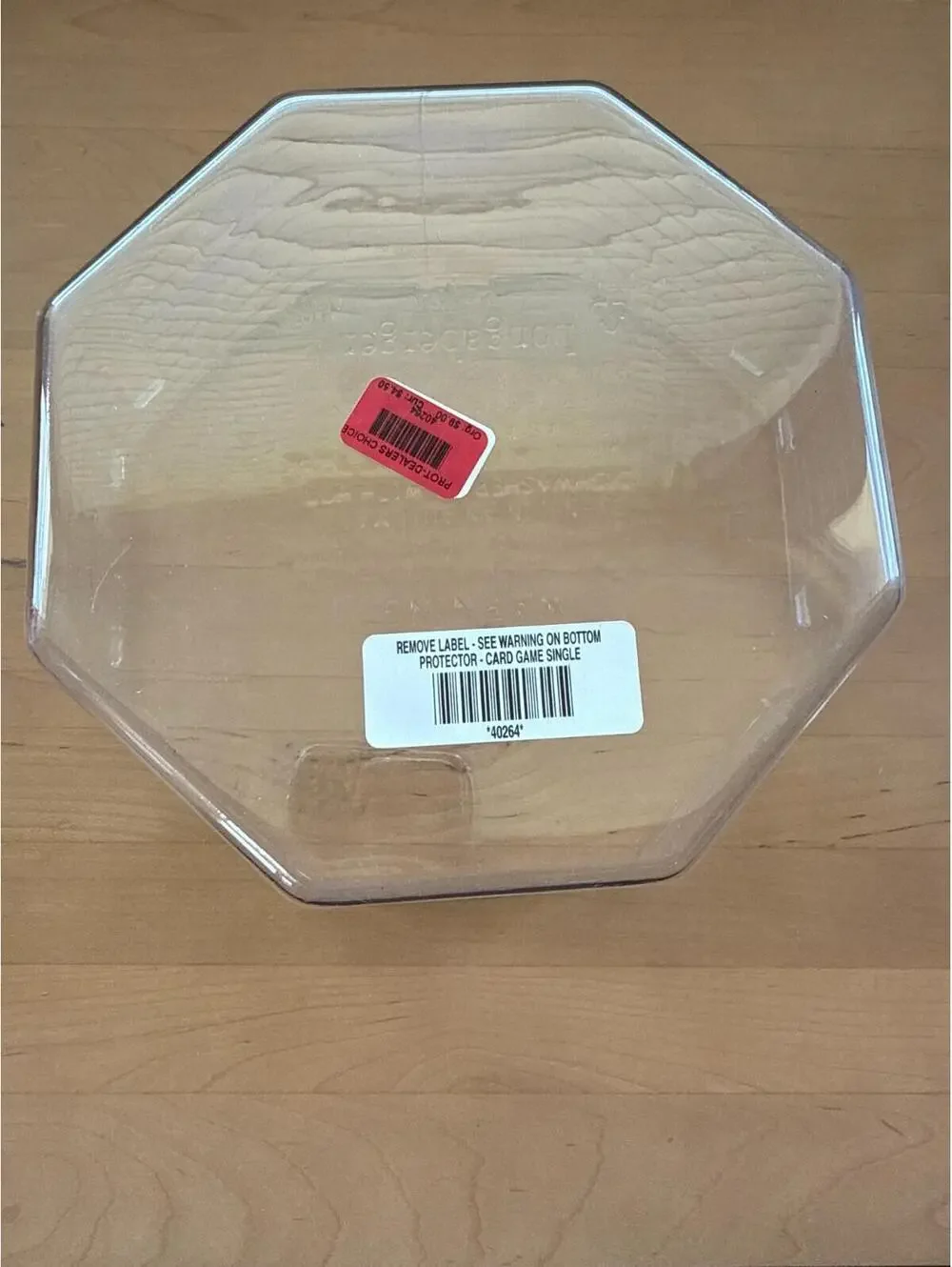Longaberger Clear Plastic Protector #40264 fits Dealer's Choice Basket